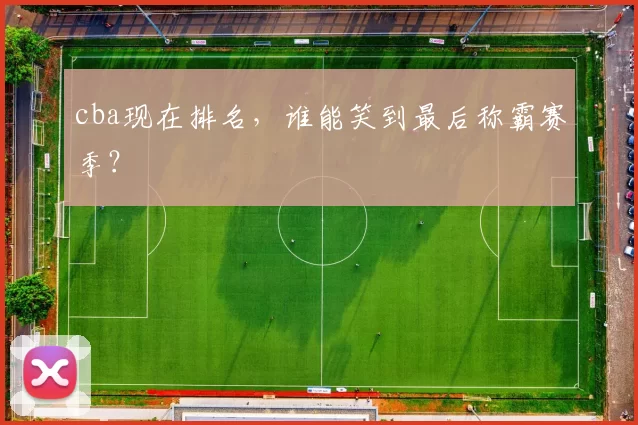 cba现在排名，谁能笑到最后称霸赛季？